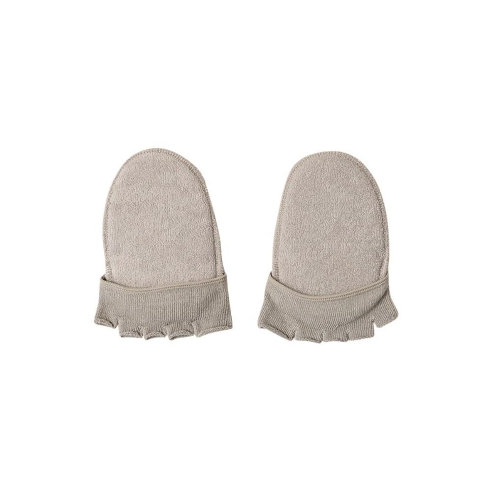 Silicone Anti-slip Forefoot Socks with Cushion Invisible Breathable Half Feet Socks Insoles Open Toe Toe Socks Summer