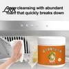 Oven Grill Cleaner 260g Stain Remover, Coconut Oil Cleaning Paste for Kitchen, Multi-Purpose Sensitive Skin & Polishing Paste, Burnt Food Remover
