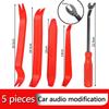 5Pcs/Set Diy Accessories Car Buckle Car Audio Disassembly Tool Door Panel Interior Disassembly Driver Pry Bar