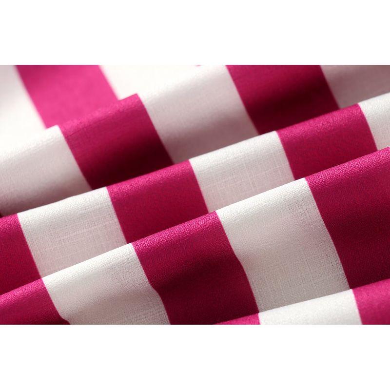 Kaslead New Arrival Women's Clothing Fashion Style Fashion All-Match Linen Blend Stripes Long Sleeves Shirt 3618304