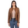 Leather Jacket David Ryan Bianca Brown