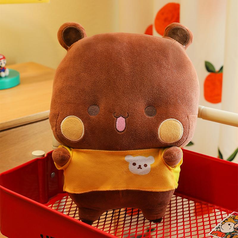 

Plush Cute Yier Toy Adorable Cartoon Girls Children Bedtime Pal Gift Birthday 40cm коричневый