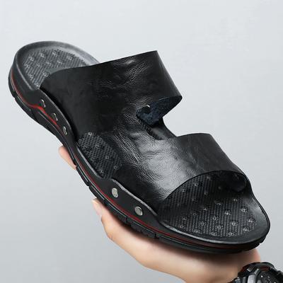 Herrenschuhe, Freizeitschuhe, Sommermode, Strandsandalen, Herren, rutschfest, dicke Sohle, Hausschuhe, leichte Flip-Flops, Größe 38–48, große Größe 48