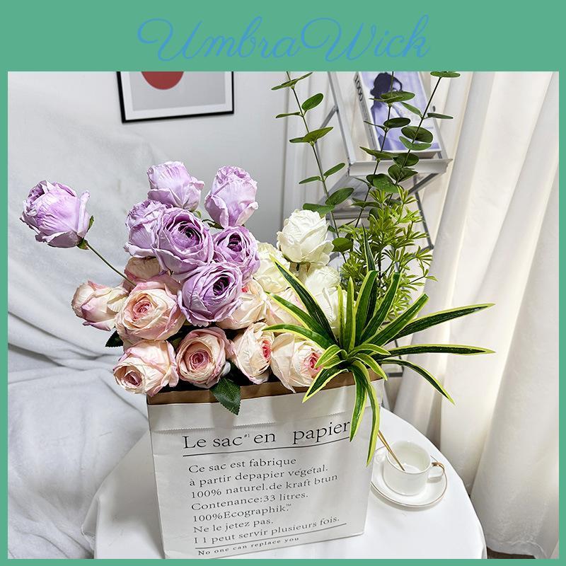 Sophisticated Artificial Roses For Wedding Events And Photography Studio Props