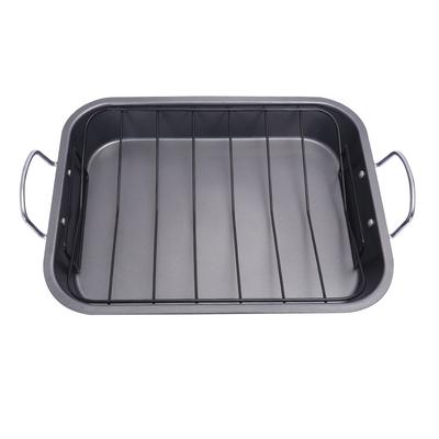 Stainless Steel Baking Tray With Removable Cooling Rack Set Oil Frying Baking Pan Non-stick Chips Basket BBQ Tray Bakeware