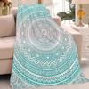 Mandala Bohemian Art Blanket Warm Soft Suitable For Bedroom Sofa Bed Living Room Office Travel Camping Gifts