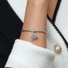 New 925 Silver Charm Bracelet Forest Series Jewelry for Women Four-leaf Clover Man-eating Flower Design Accessories