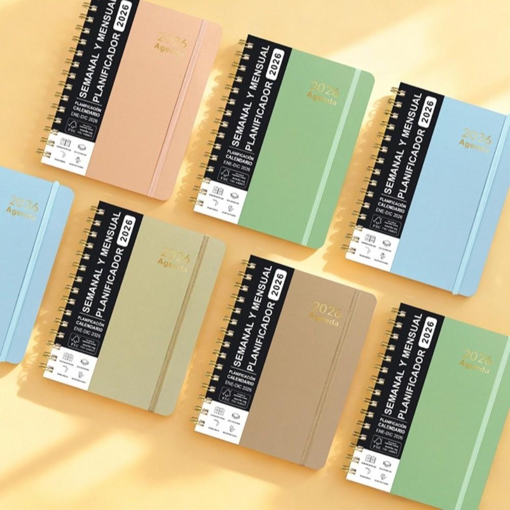 Essential Self-Tracking Diary Book 2026 Time Management Planner Students