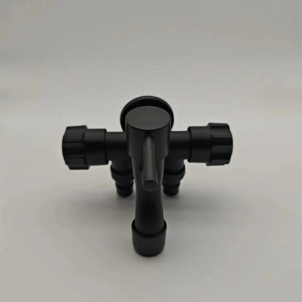 Three Outlet Not Corrosion Washing Machine Valves Steel Faucet With Individual Flows Control Upgrades for Home Plumbing