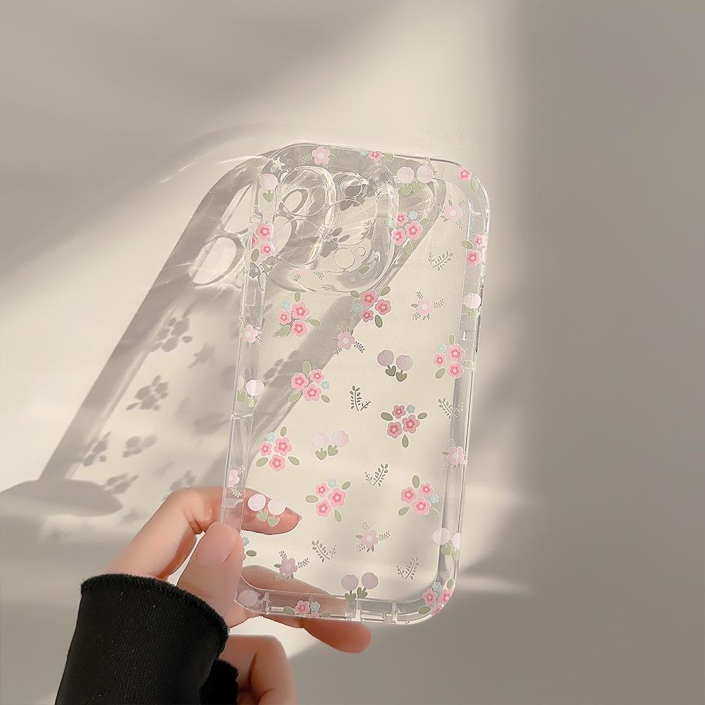 Kreative Treibsand-Blumenständer-Handyhülle für iPhone 13 iPhone 15 iPhone 16 Pro Max