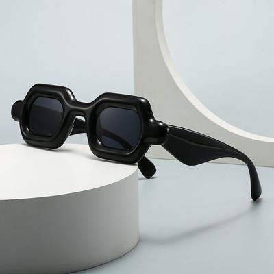 Candy-Colored Cross-Border Trendy Sunglasses Fashionable Square Glasses New Uv Protection Sunglasses for Men and Women Lh247