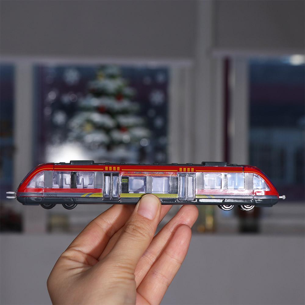 Gift Zinc Zinc Alloy Metro Subway Metal High Speed Rail Simulation Train Toy Diecast Train Toy Underground