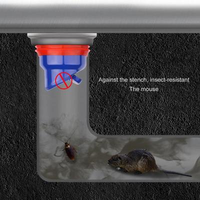 Domácí podlahový odtokový sifon proti zápachu Silikonový deodorizační sprchový odtok Rychlý jednosměrný odtokový ventil Bez hromadění vody