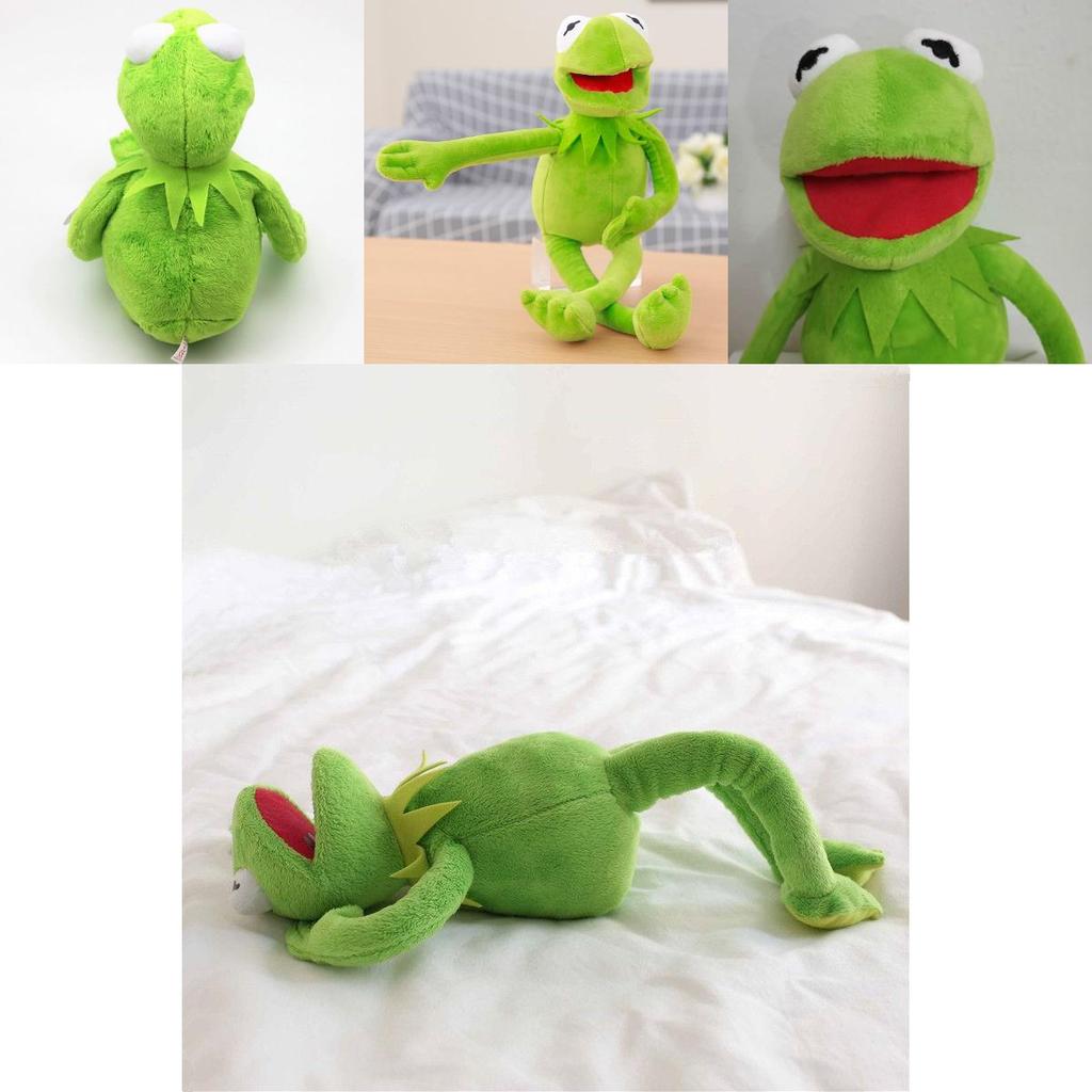 Adorable 18-inch Kermit Muppet Frog Plush Toy Doll For Soft Cuddly Fun