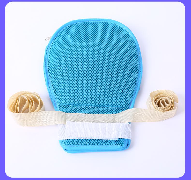 Elderly Anti-Scratch Restraint Gloves with Zipper for Safe Wrist Fixation