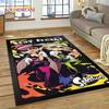 Tappeto Gioco Cartone Animato Splatoon3 PC Gamer per Camera da Letto Soggiorno Decorazione Casa Divano, Tappetino da Pavimento Decorativo Grande Gioco per Bambini Regalo