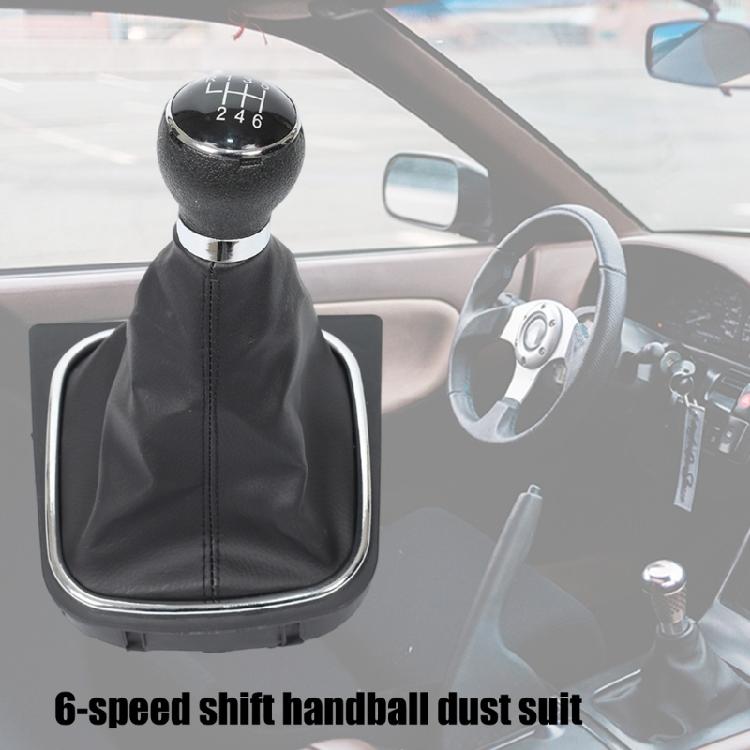 Comfortabele Auto Interieur Decoratie 6 Snelheid Pookknop Versnellingspook Met Beschermende Balg Voor Golf MK5 MK6