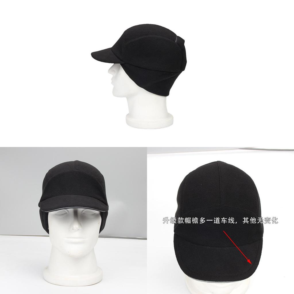Fleece Baseball Cap With Reflective Features For Running And Winter Men Women
