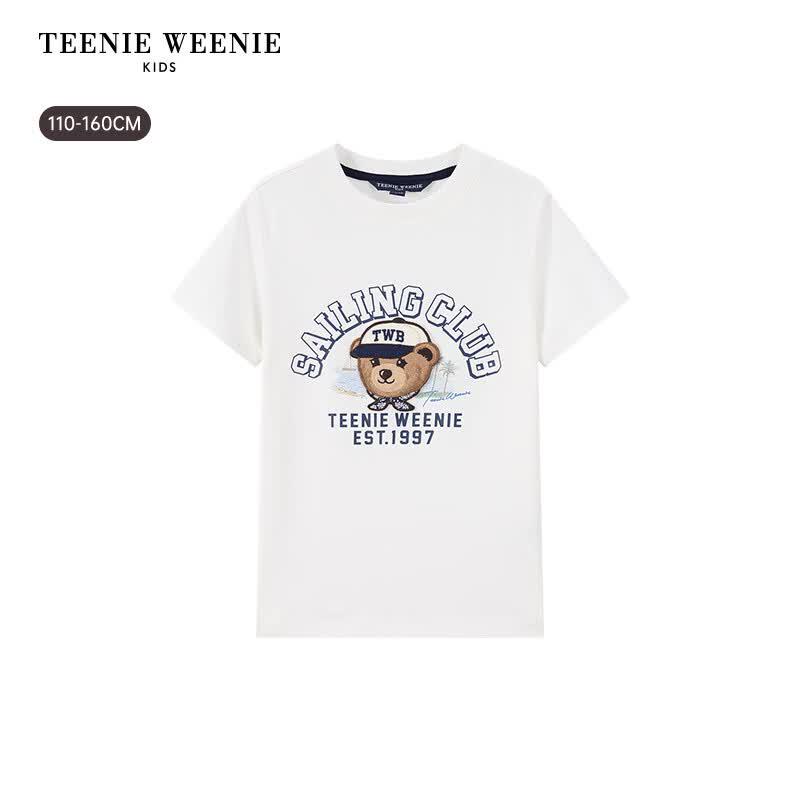 Teenie Weenie Kids Boys' Casual Cotton Crew Neck T-Shirt