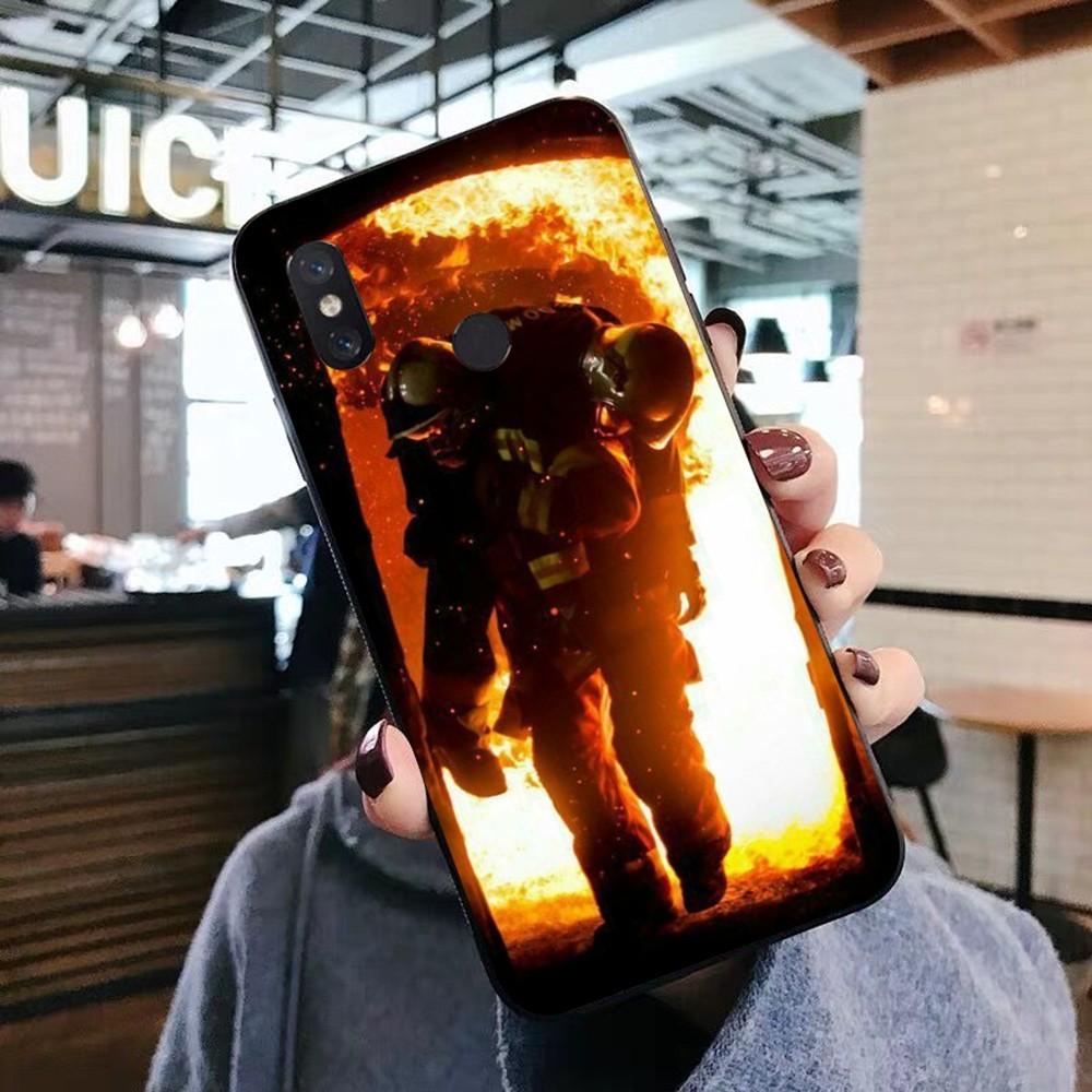 Firefighter Heroes Fireman Luxury Phone Case For Xiaomi Mi 5X 8 9 10 11 12 Lite Pro 10T PocoX3pro PocoM3 Note 10 Pro Lite