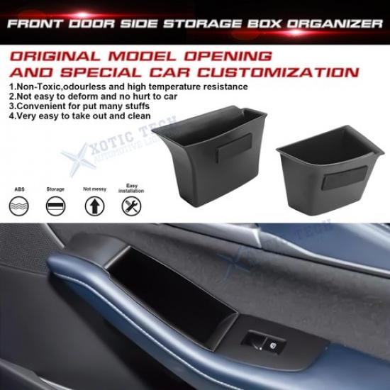Front Door Side Storage Box Organizer Accessories For Mazda 3 CX30 -2025 Set