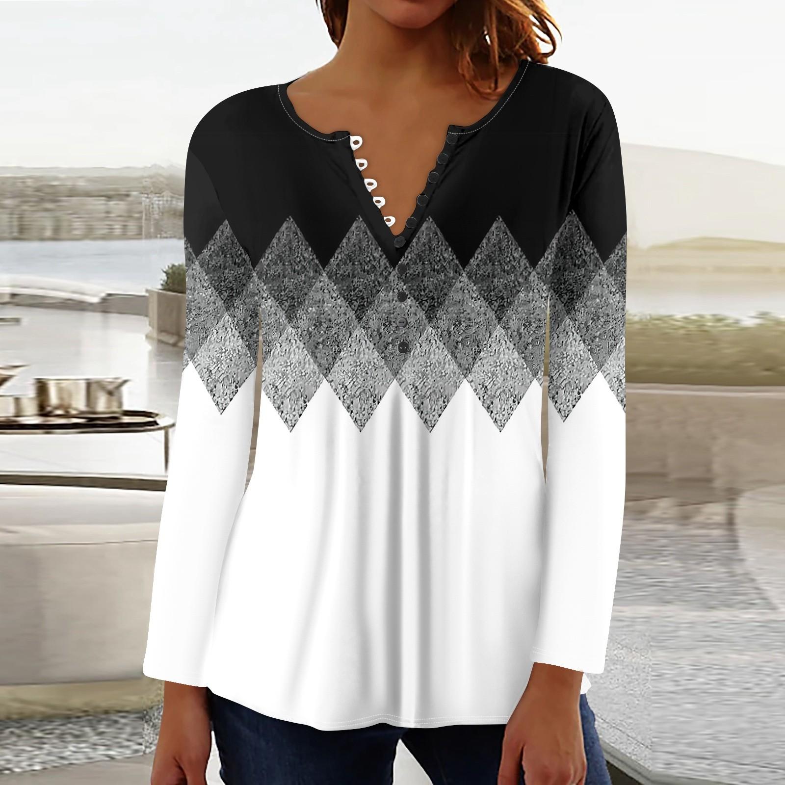 

Женский повседневный топ свободного покроя с длинным рукавом и пуговицами XXXL белый