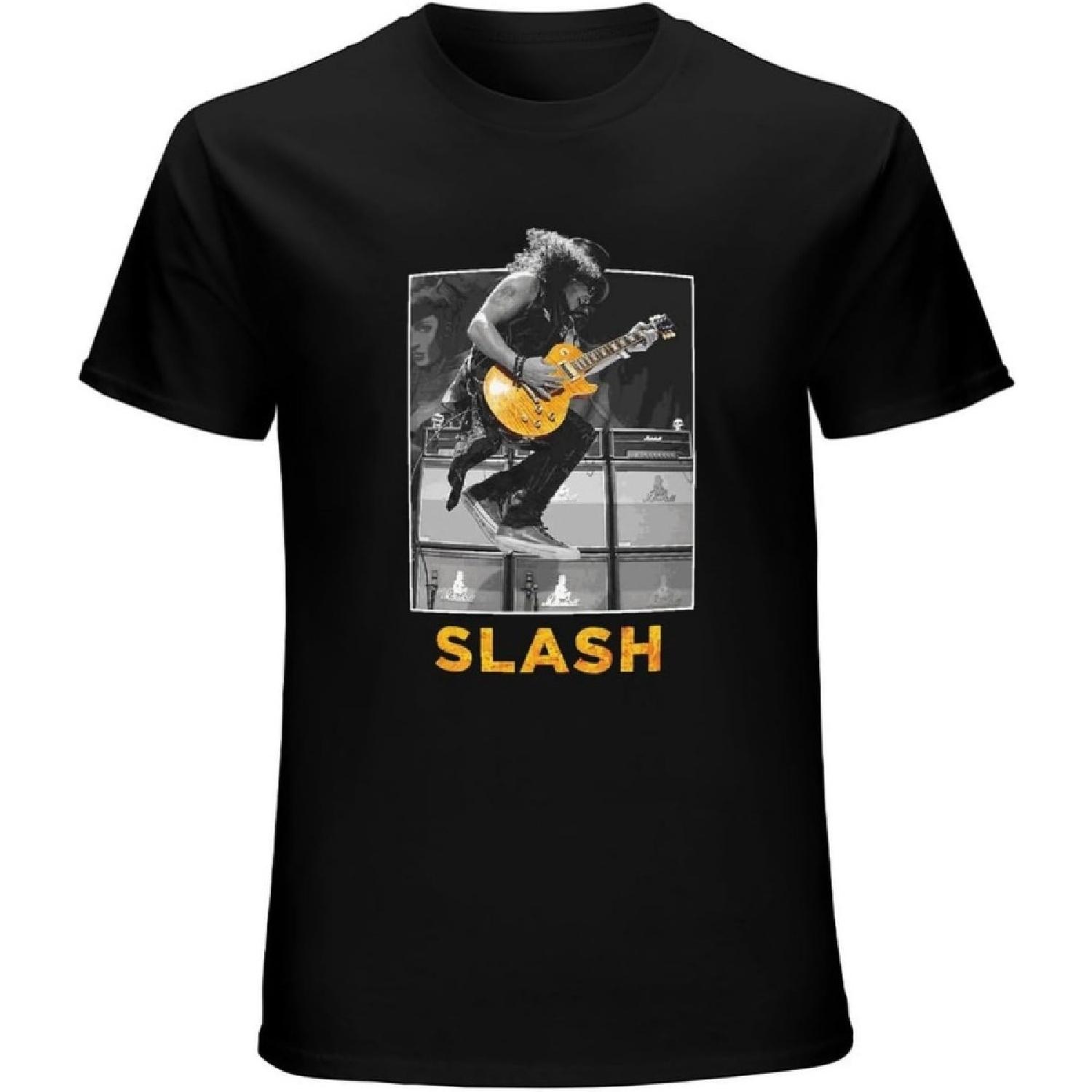Slash Guitar Jump Men s T Shirt XXXXXL разноцветный