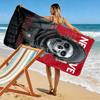 Name Custom Ghost COD Print Beach Towel, Large Soft Quick Dry Towel for Beach Camping Swimming