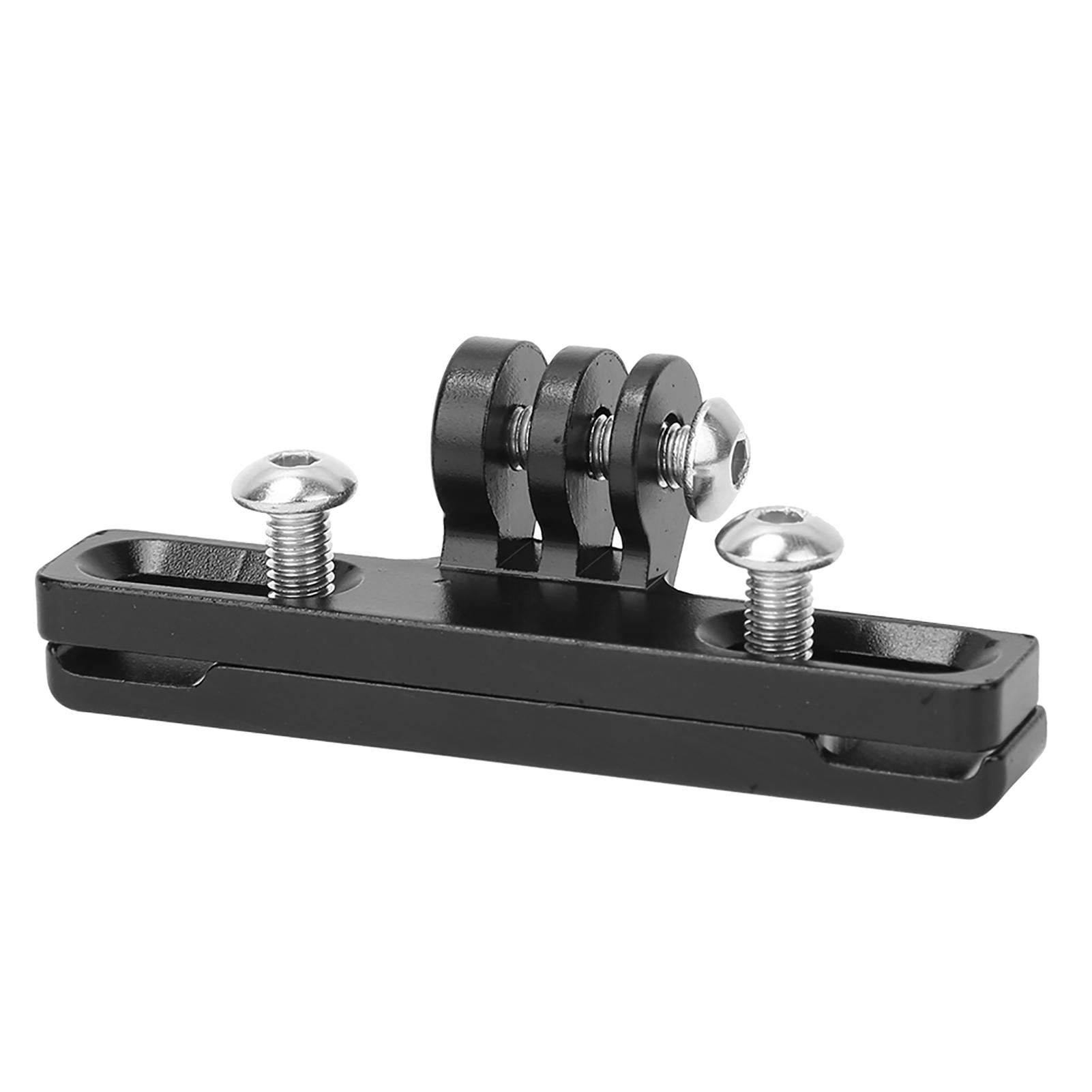 

Aluminium Alloy Black Bike Base Bicycle Saddle Cushion Clip Mounting for Gopro Hero6/5/4/3 Camera