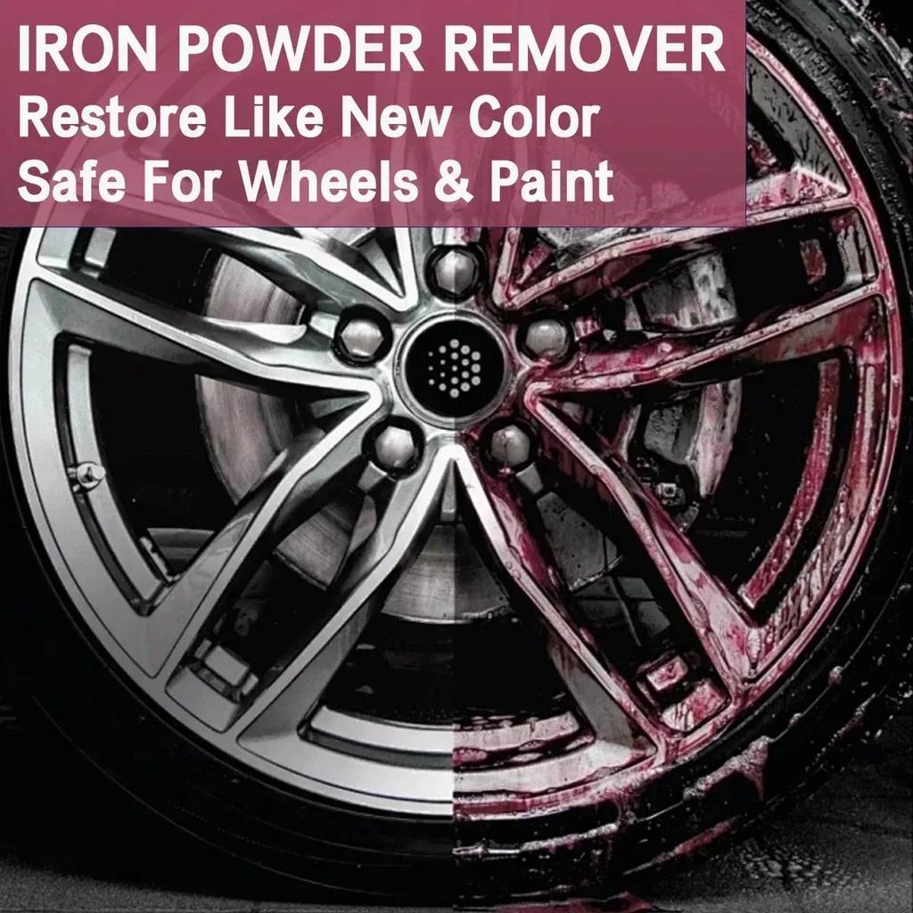 QC19 Auto Iron Powder Remover Metal Paint Cleaner Car Maintenance Iron Powder Cleaning Rust Remover Spray Ar Wash & Maintenance