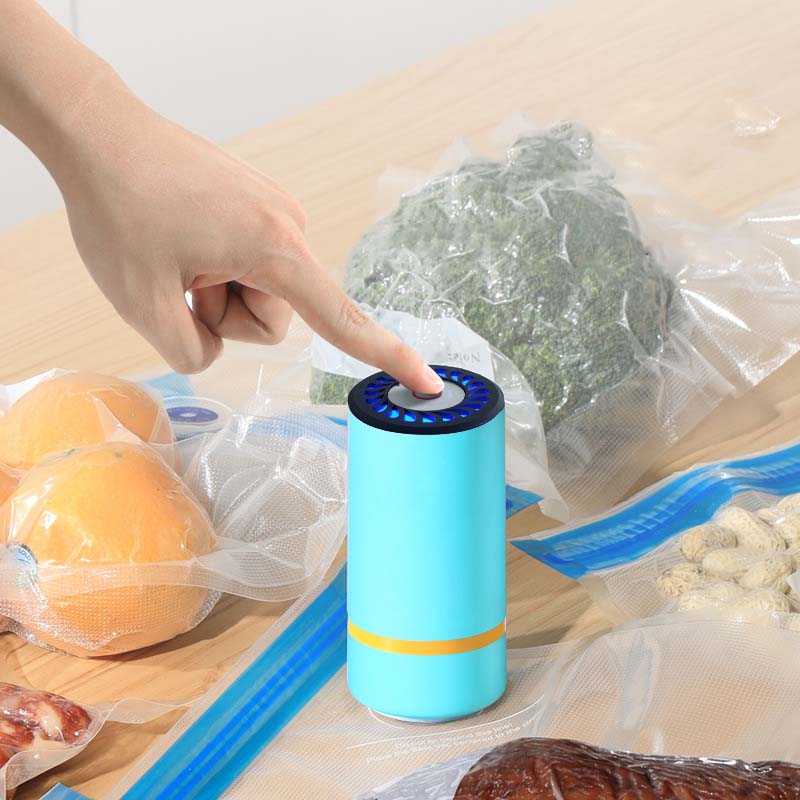 Portable Electric Vacuum Preservation Machine Household Storage Vacuum Sealing USB Mini Intelligent Vacuum Pump Electric Suction Pump Bag Sealer
