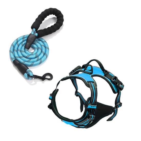 

Yousheng Anti-Pull Dog Harness Padded Dog Harness with Step-In Design No Pull Control Harness with Adjustable Straps for Dogs of All Sizes S синий