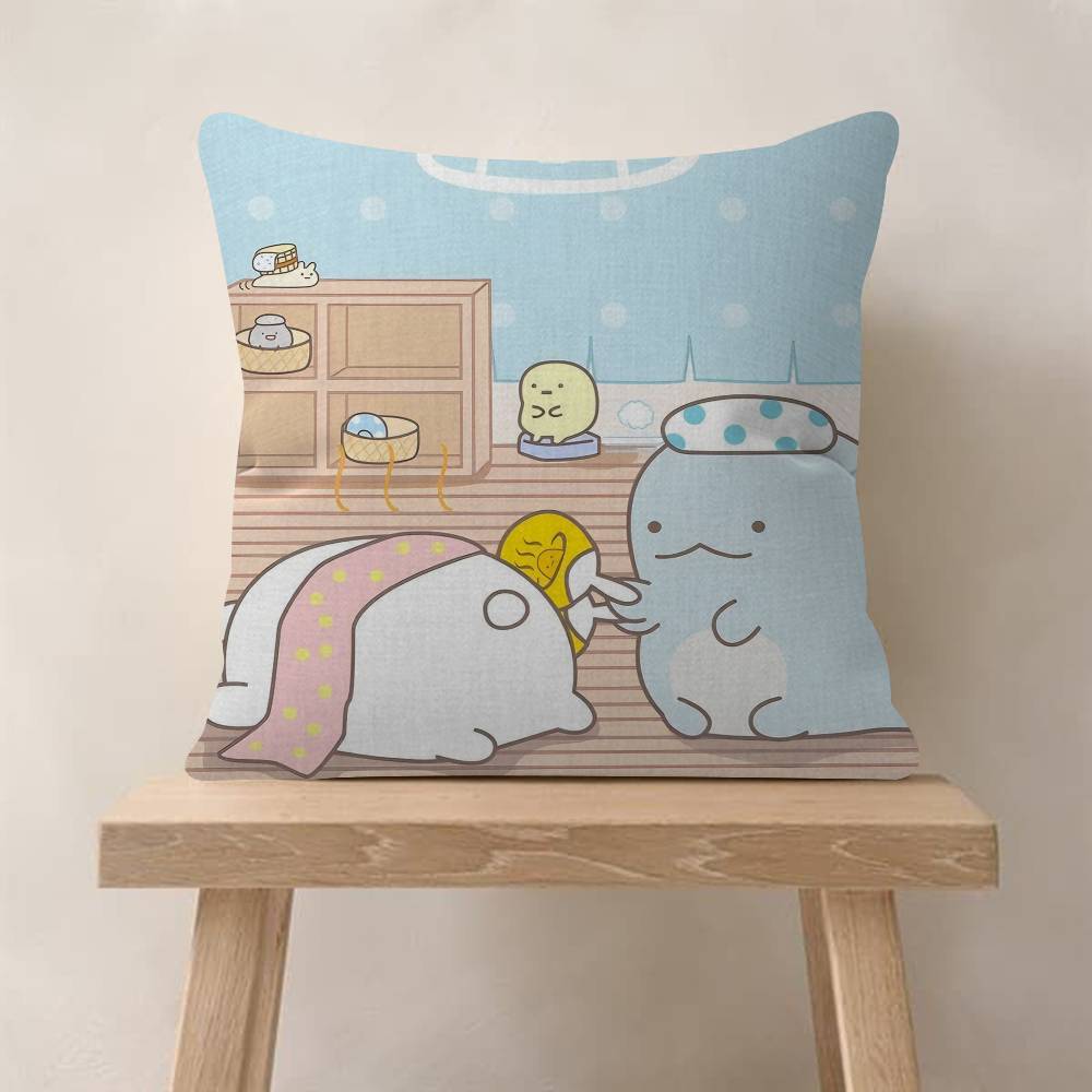 Cartoon Sumikko Gurashi Cool Cushion Cover x Polyester Sofa Cushions Decorative Throw Pillows Home Decoration Pillowcover