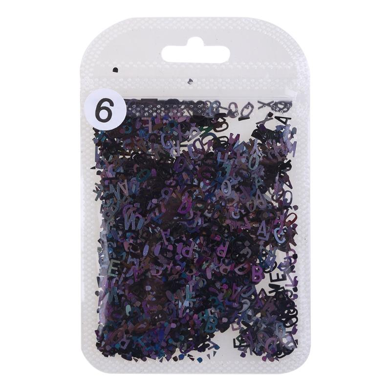 Fashionable Letter Shaped Sequins Craft Filling Materials Elegant Color Soft and Sturdy for Craft Supplies Projects