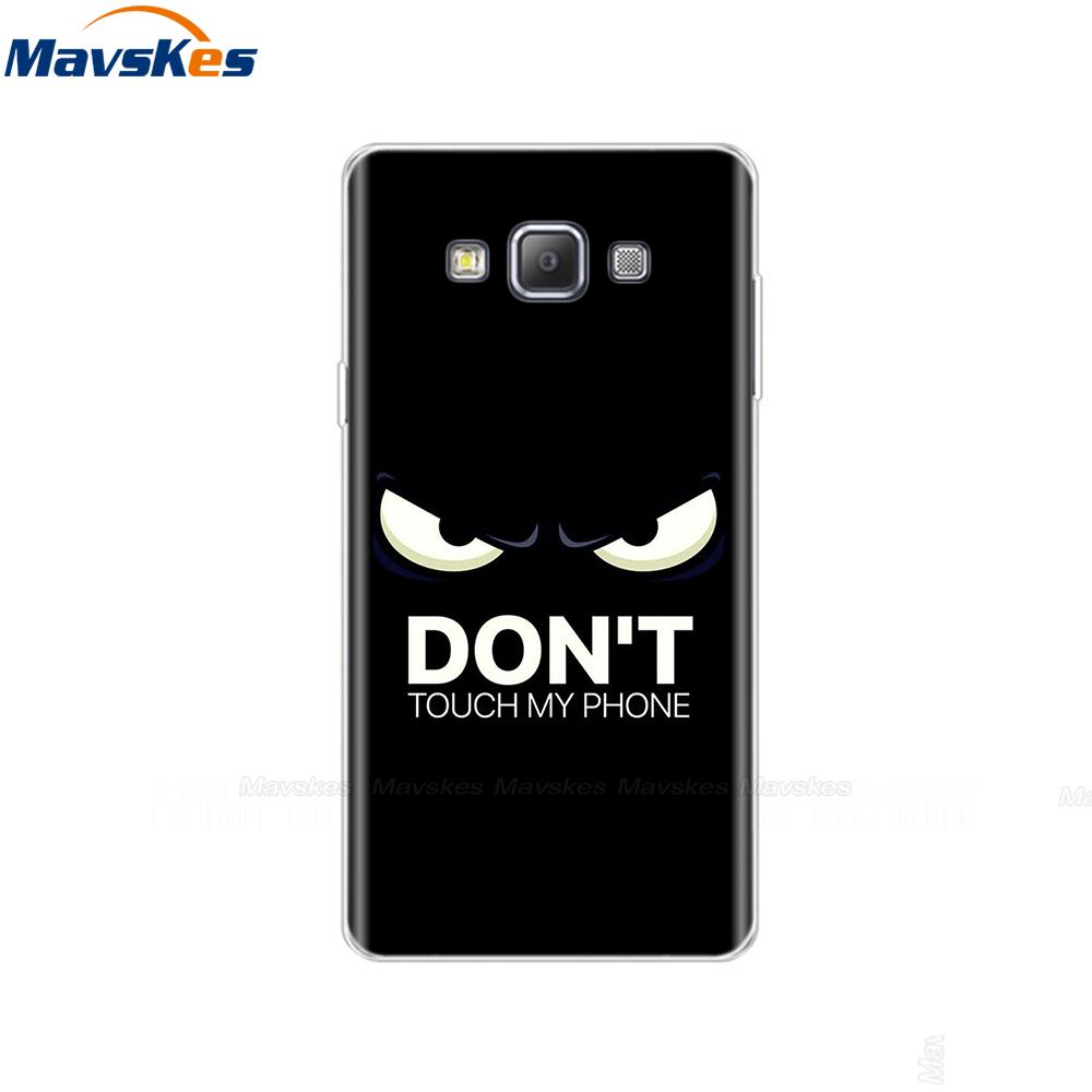 Silicon Phone Case For Samsung Galaxy A3 2015 Flower Cat A300 Soft TPU Back Cover For Samsung A3 2015 A300H A3000 SM-A300F pop