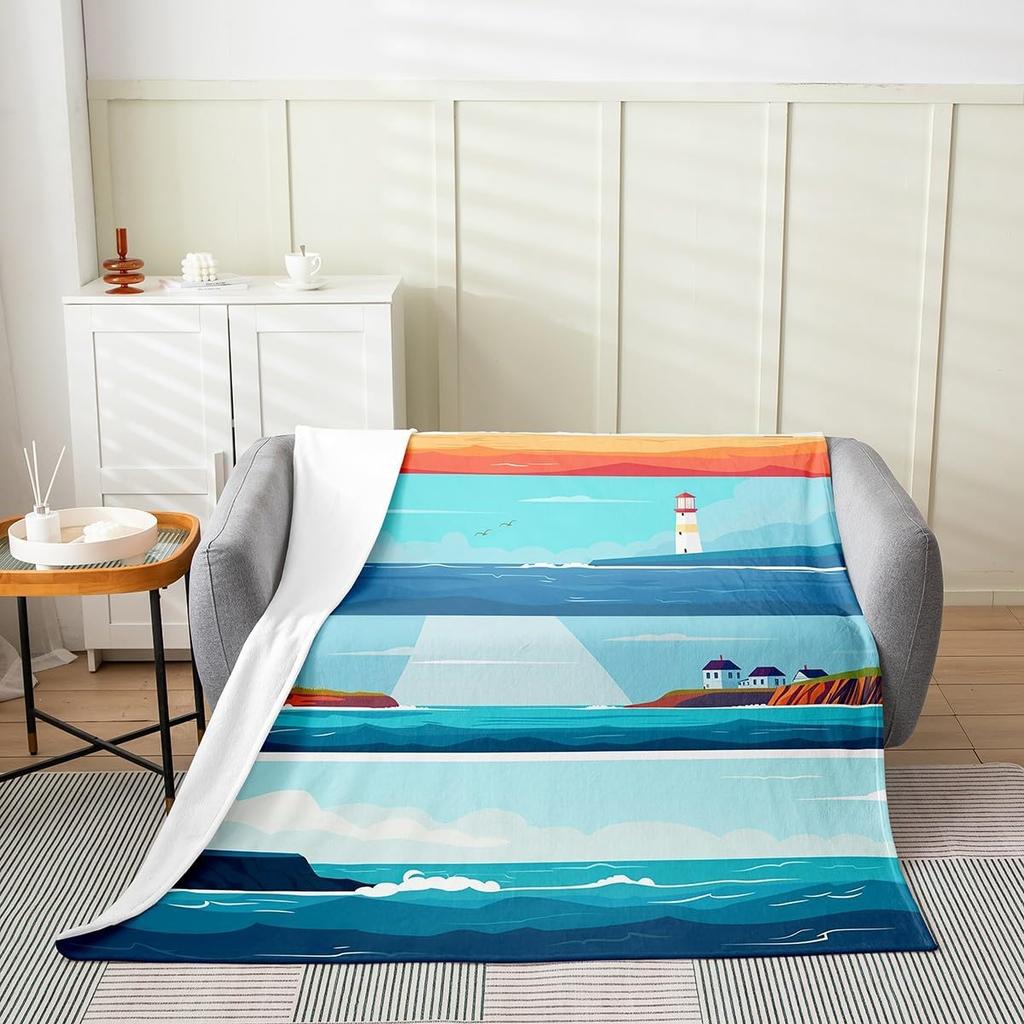 Japanese Style Blanket White Black Crane Throw Blanket Cherry Blossoms Fleece Twin Geometric Plaid Fuzzy Blanket All