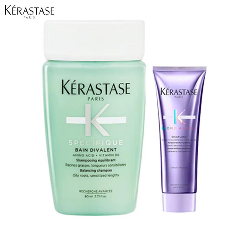 Kérastase Dual-Action Shampoo & Luminous Color Care Set