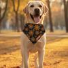 Dog Bib For Halloween Festives Party Costume Soft Washable Fabric Pet Bandana Holiday Celebration Accessory