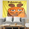 Custom Name Die Maus Print Tapestry, Backdrop, Easy Setup, Ideal for Bedroom, Office & Living Room, with Aesthetic Wall Hanging Decor.
