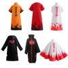 Cosplay Sada Oblečení z Anime Naruto, Obsahující Čtvrtého, Šestého a Sedmého Hokage a Členy Akatsuki v Pláštích.