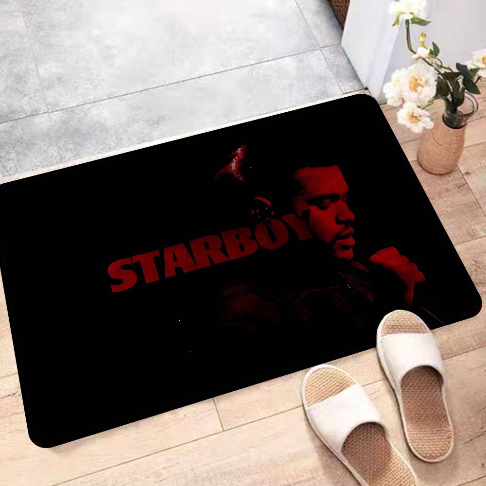 The Weeknd Floor Mat Rectangle Anti-slip Home Soft Badmat Front Door Indoor Outdoor Mat Welcome Doormat
