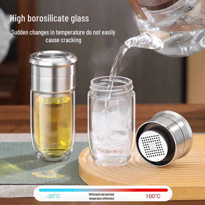 Mi Xiaoshu Portable Double-Layer Glass Tea Infuser