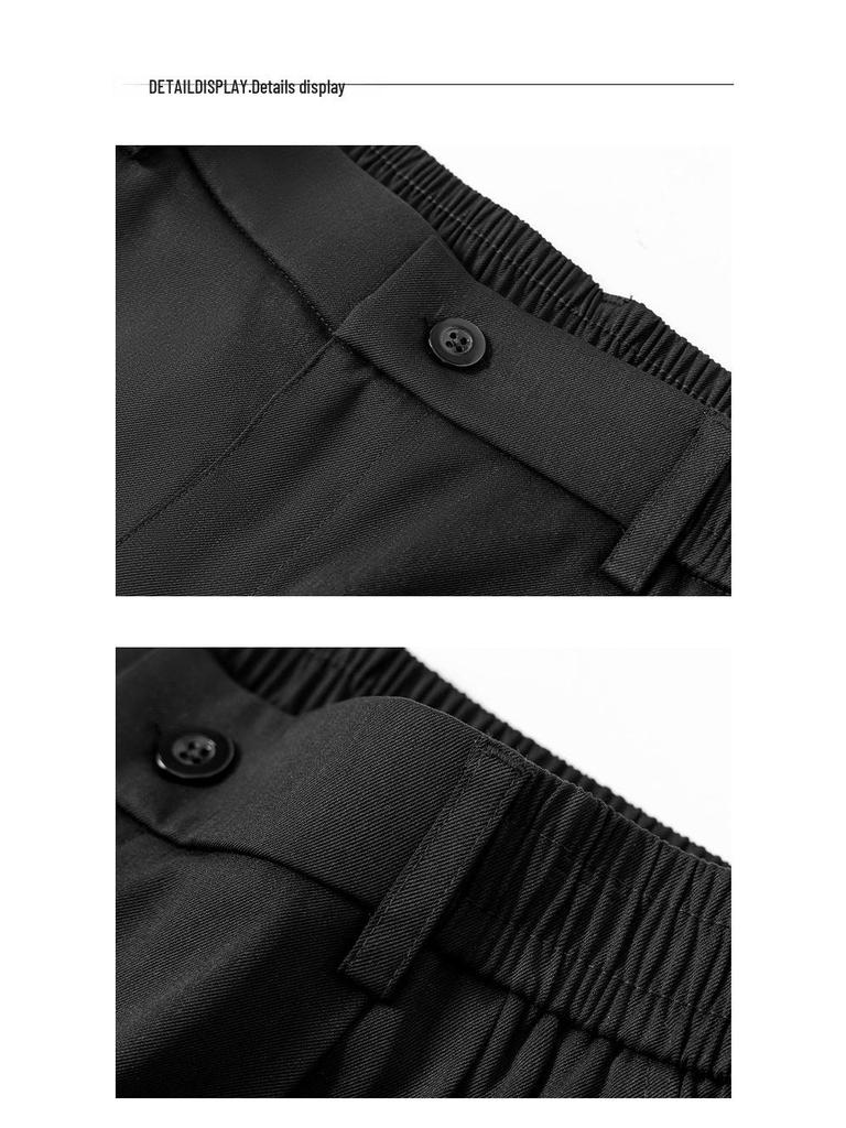 Unisex Sommer Eis-Seide Lockere Gerade Bein Hose