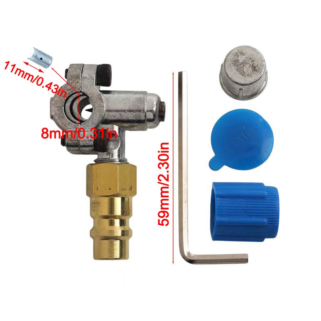 Compatibility Valve AC Valve For Air Conditioning Repair Brass Alloy Plastic Zinc Alloy Corrosion-resistant Metal