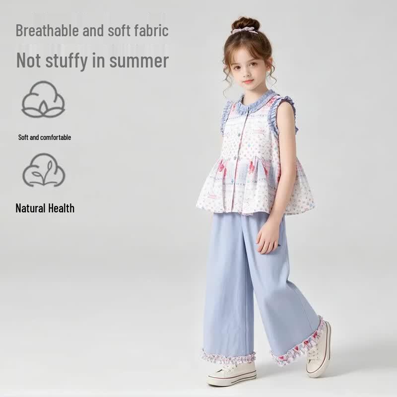 My Little Pony Girls' Sleeveless Cotton Dress Set