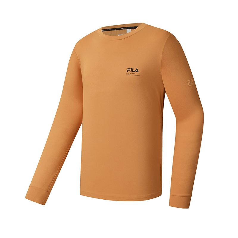 FILA Fitness T Shirts Men s Bee Tail Orange Crew Neck A11M541214FOR L