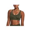 Under Armour Smartform Evo Solid Color Shock Absorbing Training Sports Bra Women Underwear Green 1373826-390