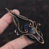Iolite Sunstone Pendant Copper Wire Wrapped Pendant Iolite Sunstone Jewelry Beautiful Gemstone Pendant Handmade Copper Jewelry Gift For Her