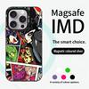 P5 Hot Game Pattern Design Ins Phone Case Magnetic IMD Colorful Silver Case for iPhone 17 16 15 14 13 12 Pro Max
