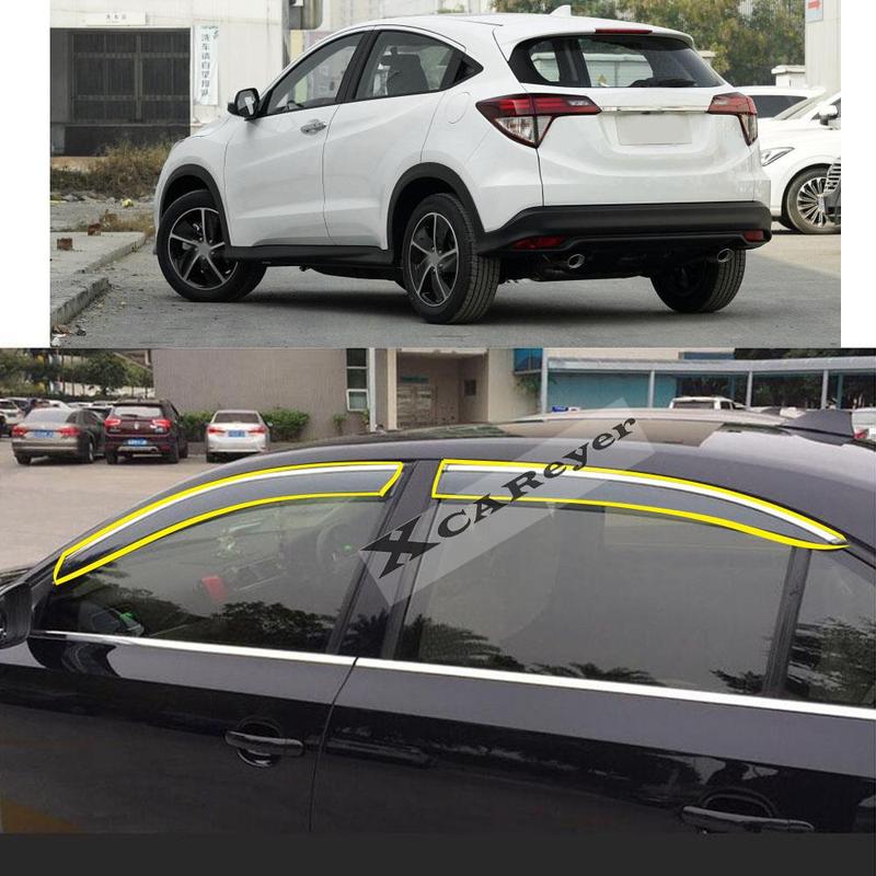 For Honda EV1 XRV HRV HR-V Vezel 2014-2015 2016 2017 2018    Sticker Window Glass Wind Visor Rain/Sun Guard Vent